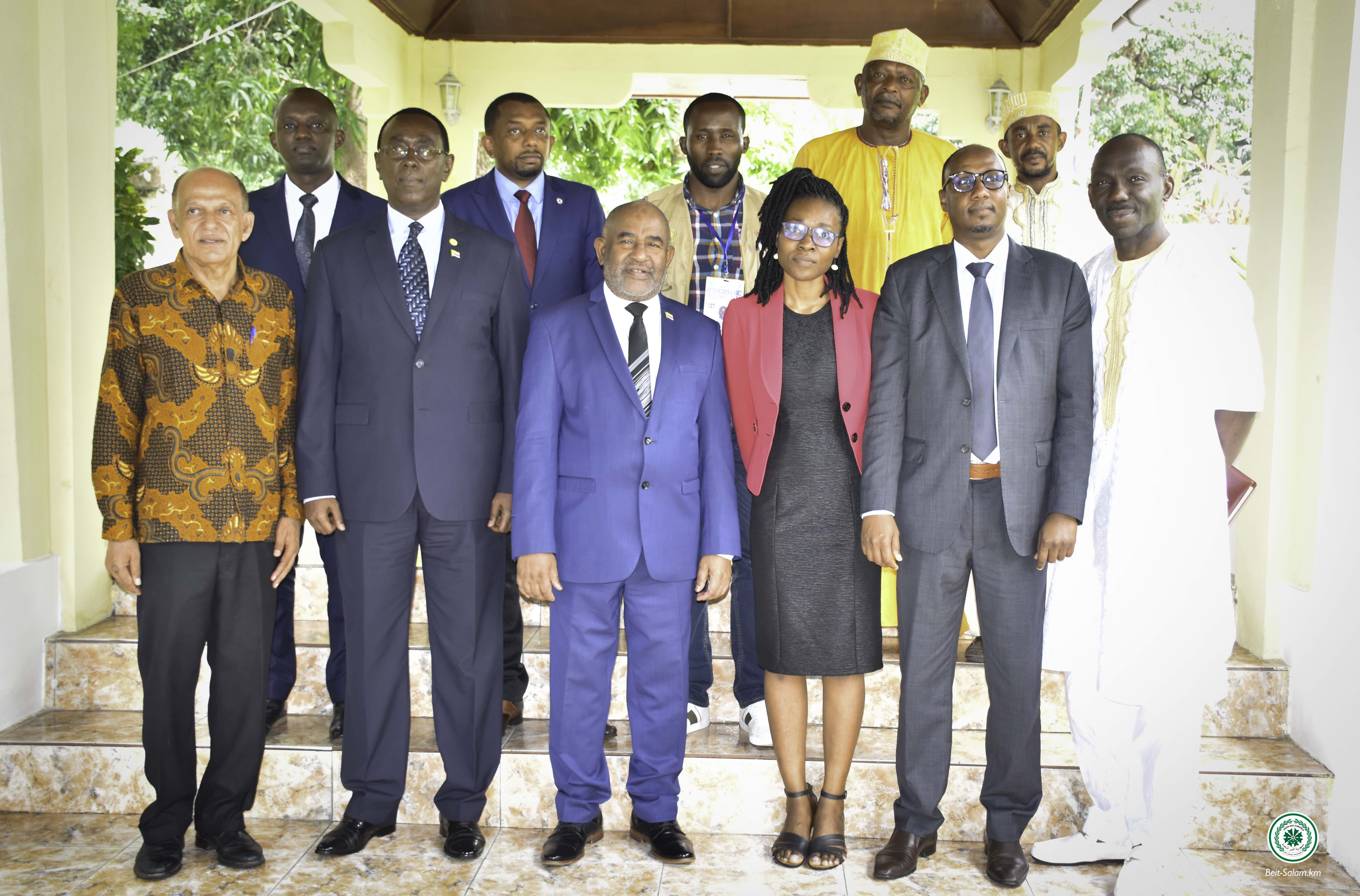 La Mission d’Observation Electorale (MOEUA) de l’Union Africaine reçue à Beit-Salam